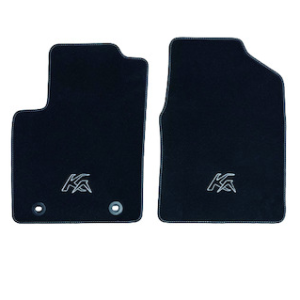 Predpražniki, premium velur Spredaj, črni